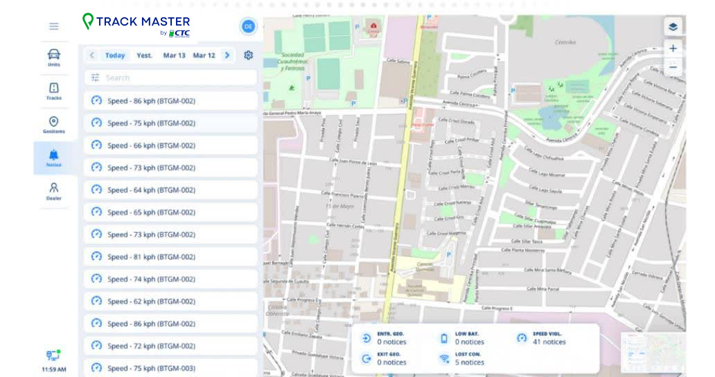 Notificación y alertas